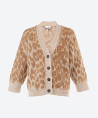 GANNI ガニー ニット　カーディガン 楽天市場】GANNI ガニー カーディガン Logo Wool Mix Cardigan