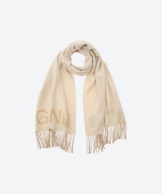 ＜GANNI (Women/大きいサイズ）＞マフラー