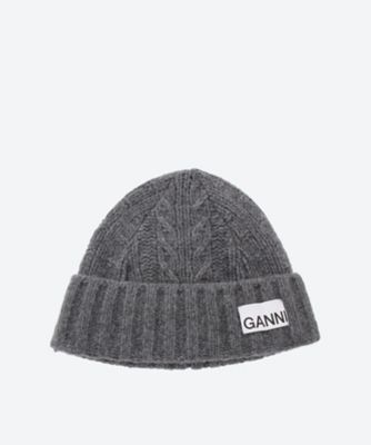 ＜GANNI (Women/大きいサイズ）＞ニット帽