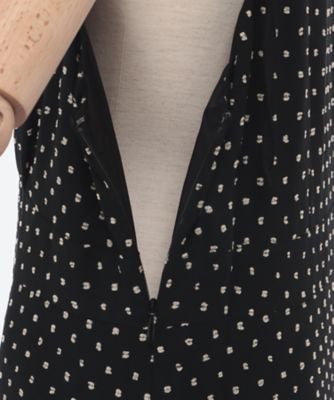 Dot georgette camisole dress | leur