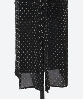 Dot georgette camisole dress | leur