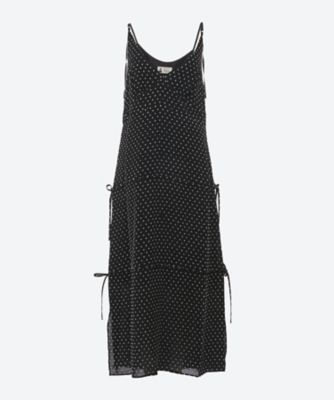 ＜leur logette (Women)＞Ｄｏｔ　ｇｅｏｒｇｅｔｔｅ　ｃａｍｉｓｏｌｅ　ｄｒｅｓｓ