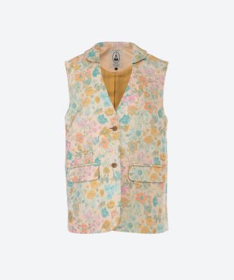 ＜leur logette (Women)＞Ｗｉｌｄ　ｆｌｏｗｅｒ　ｖｅｓｔ