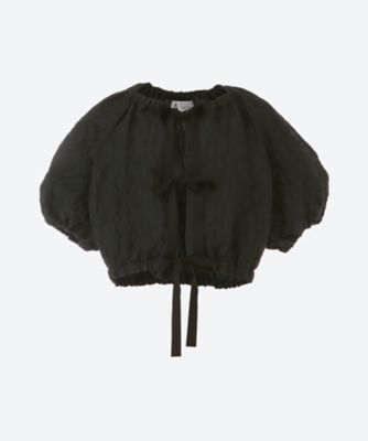 ＜leur logette (Women)＞Ｄｅｓｅｒｔ　ｔａｆｆｅｔａ　ｔｏｐ