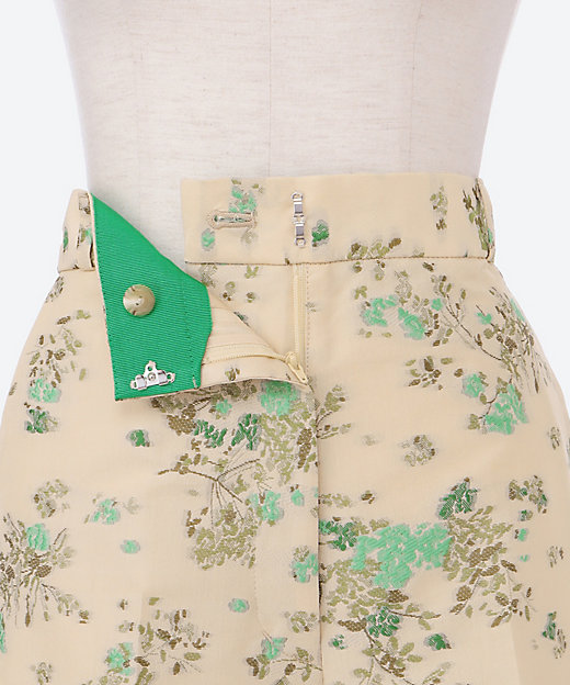 Breeze leaf jacquard pants | leur Breeze leaf jacquard pants | leur