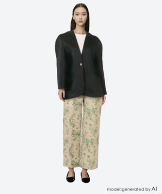 Powder satin jacket | leur logette (Women)/ルール