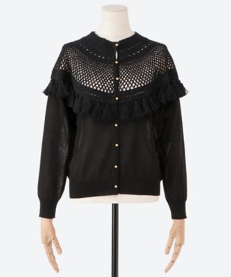 ＜leur logette (Women)＞Ｉｃｅ　ｃｏｔｔｏｎ　ｃａｒｄｉｇａｎ