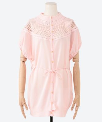 ＜leur logette (Women)＞Ｉｃｅ　ｃｏｔｔｏｎ　ｖｅｓｔ