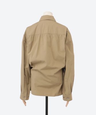 シャツ STRAIGHT COLLAR TWISTED SHIRT