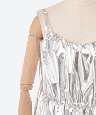 yohei ohno ベロア バイカラー ドレス YOHEI OHNO/ヨウヘイオオノ】別注 ベロアカットモチーフドレス