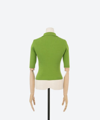 GIZA HIGH GAUGE RIB KNIT POLO