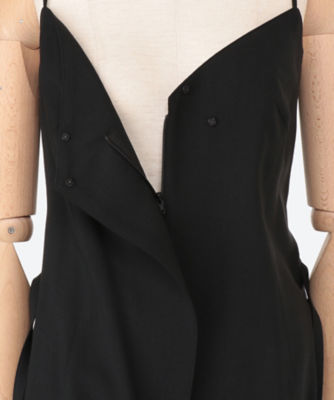 Reine slip jumpsuit BK | AKIRANAKA (Women 