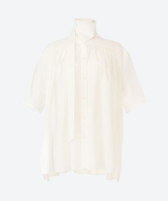 ＜AKIRANAKA (Women)＞Ｆａｂｉａｎａ　ｓｈｉｒｔ　ＷＨ