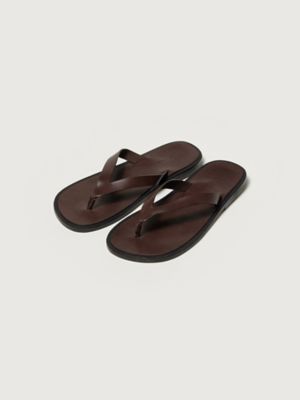 LEATHER BELT SANDALS A24SS02QD