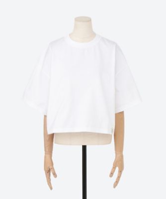 CROPPED SHORT－SLV TEE | HYKE (Women)/ハイク