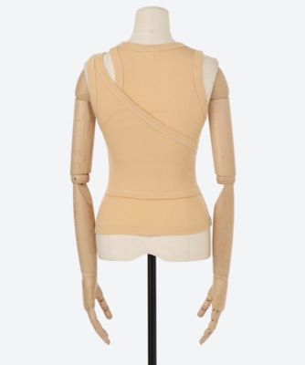 DOUBLE SHOULDER TANK TOP | HYKE (Women