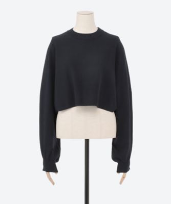 CREW NECK PONCHO SWEATER | HYKE (Women