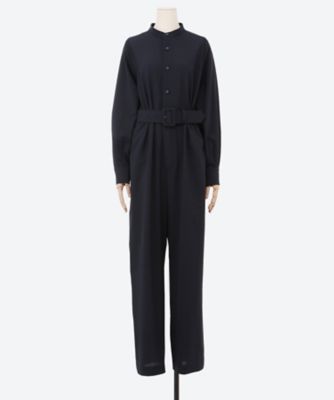 ブラック23SS HYKE ハイク STRETCH JUMPSUIT