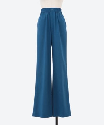 23AW HYKE ハイクCUPRO CHECK WIDE LEG PANTS-