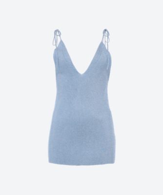＜babaco (Women)＞Ｒｉｂｂｅｄ　Ｃａｍｉｓｏｌｅ