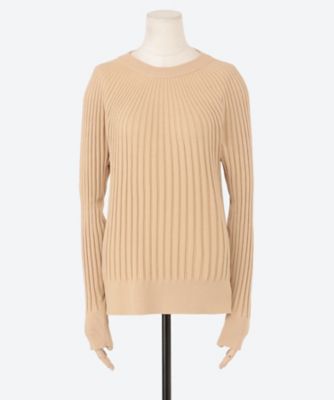 WIDE RIBBED SWEATER | HYKE (Women)/ハイク | 三越 