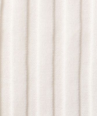 WIDE RIBBED SHORT－SLV SWEATER
