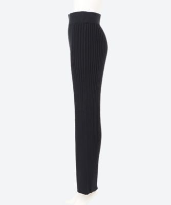 WIDE RIBBED SWEATER PANTS | HYKE