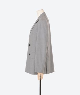 STRETCH DOUBLE－BREASTED BLAZER | HYKE 