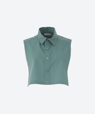 ＜HYKE (Women)＞Ｔ／Ｃ　ＲＥＧＵＬＡＲ　ＣＯＬＬＡＲ　ＣＲＯＰＰＥＤ　ＴＯＰ