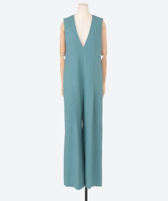 ＜三越伊勢丹/公式＞ HYKE (Women)/ハイク WEATHER V-NECK JUMPSUIT 21AQUA BLU パンツ・ズボン【三越伊勢丹/公式】