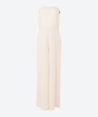 ＜HYKE (Women)＞ＳＡＴＩＮ　ＳＴＲＡＰＬＥＳＳ　ＪＵＭＰＳＵＩＴ