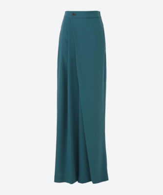 SATIN WIDE LEG PANTS | HYKE (Women)/ハイク