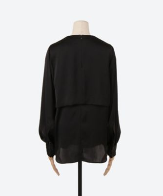 SATIN BLOUSE | HYKE (Women)/ハイク | 三越伊勢丹