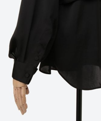 MIKI　新品未使用　HYKE SATIN TOP ブラック　サイズ2 HYKE(ハイク)通販-six Online Shop