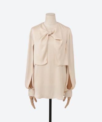 SATIN BLOUSE | HYKE (Women)/ハイク | 三越伊勢丹