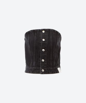 TWILL STRAPLESS TOP | HYKE (Women)/ハイク