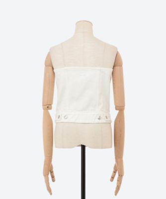 HYKE(ハイク)】 WHITE STITCH STRAPLESS TOP｜PARIGOT ONLINE