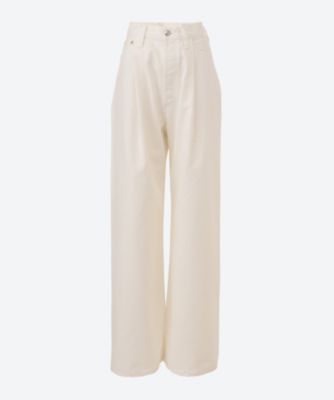 ＜HYKE (Women)＞ＴＷＩＬＬ　ＷＩＤＥ　ＬＥＧ　ＰＡＮＴＳ