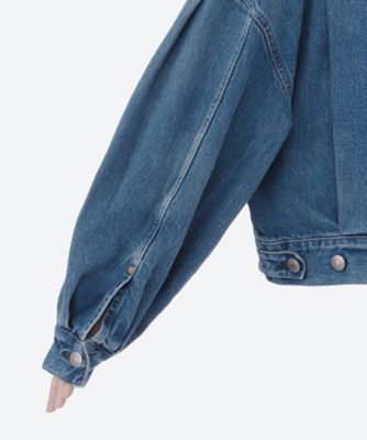 【新品未使用タグ付き】HYKE/25 BALLON G UASP 2 BALLOON SLEEVE DENIM JACKET