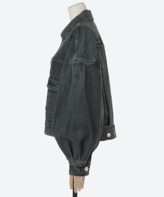 BALLOON SLEEVE DENIM JACKET