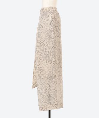 CONTOUR LINE WIDE LEG PANTS | HYKE (Women  