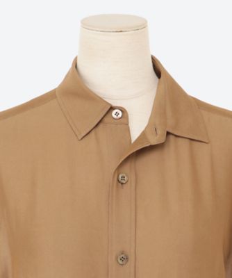 SHEER TWILL BELL－SLEEVE SHIRT