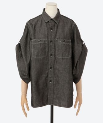 BUTTON－DOWN BELL－SLEEVE SHIRT