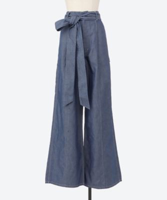 CHAMBRAY WORK PANTS | HYKE (Women)/ハイク