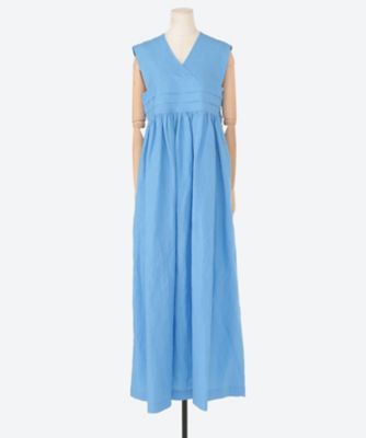 LINEN SMOCKED MAXI DRESS | HYKE (Women