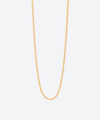 ＜HYKE (Women)＞ＢＡＬＬ　ＣＨＡＩＮ　ＮＥＣＫＬＡＣＥ／ＬＯＮＧ