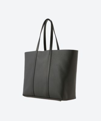美品 伊勢丹限定 HYKE TYPE M-6 黒 4 LEATHER TOTE BAG／MIDIUM SIZE | HYKE