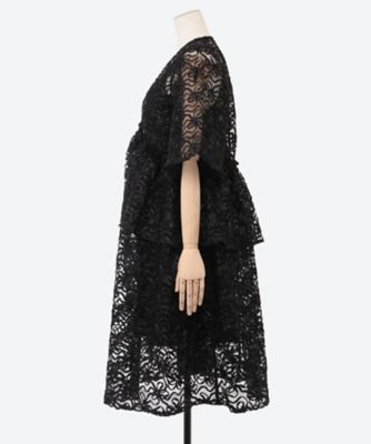 Ganni 24AW ドレス-ロング ブラック系 ドレス | GANNI (Women)/ガニー | 三越伊勢丹オンラインストア
