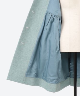 【関税込み】Molly Goddard ベージュ Lacey コート Edie Shirred Taffeta Dress by Molly Goddard- La Garçonne