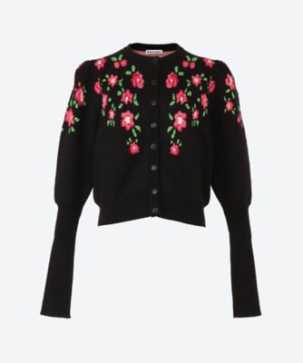 Monday Molly Goddard 花柄×ボーダー　カーディガン カーディガン | Molly Goddard (Women)/モリー ゴダード | 三越